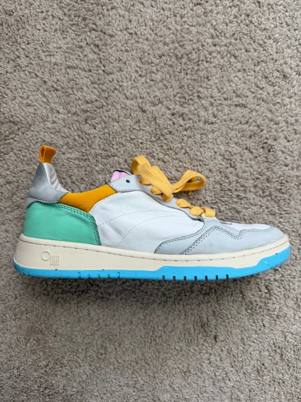 ONCEPT Playoff Mod 016 Womens Size 9 Coastal Multi Colorblock Leather Sneakers